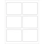 WL-172 address label template vector image